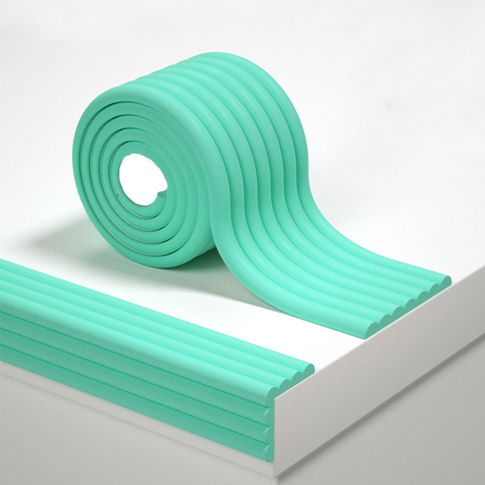 2 m, 5 m, 10 m, 20 m, Protezioni angolari resistenti, Schiuma ad alta densità, Forma a W, Non tossico e sicuro, for mobili e tavoli for il rientro a scuola(Light green,10M)