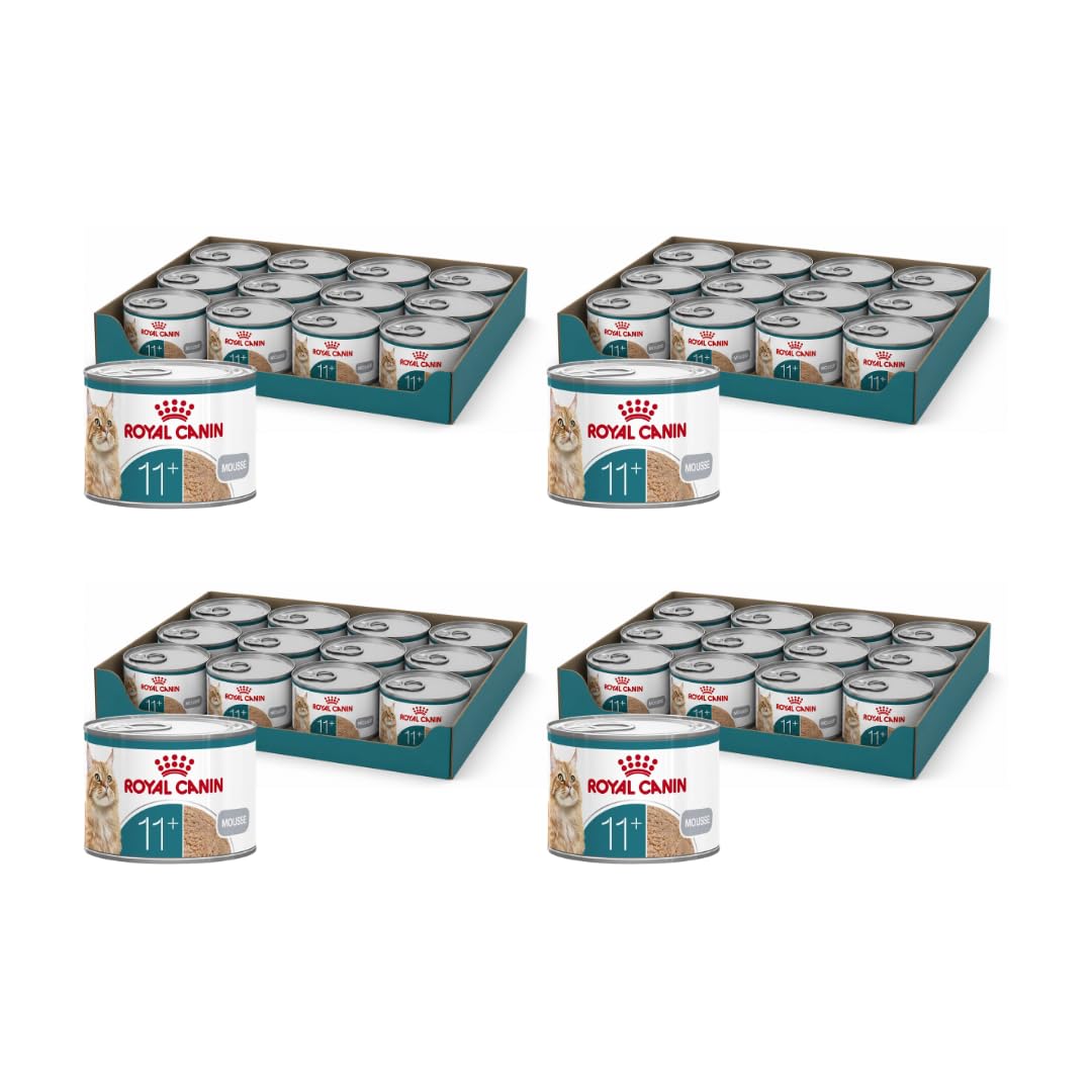 ROYAL CANIN Ageing 11+ Airlift Loaf | Paquete de 4 | 4 x 12 x 85 g | Alimento Completo para Gatos Mayores | con EPA y DHA