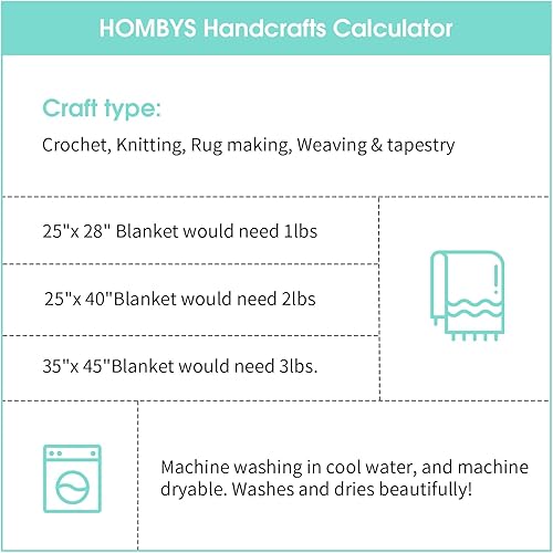 Vista 228 de HOMBYS Hilo de felpilla grueso y voluminoso para tejer a mano, hilo grueso y esponjoso para tejer a mano, hilo de felpa suave, paquete de 8