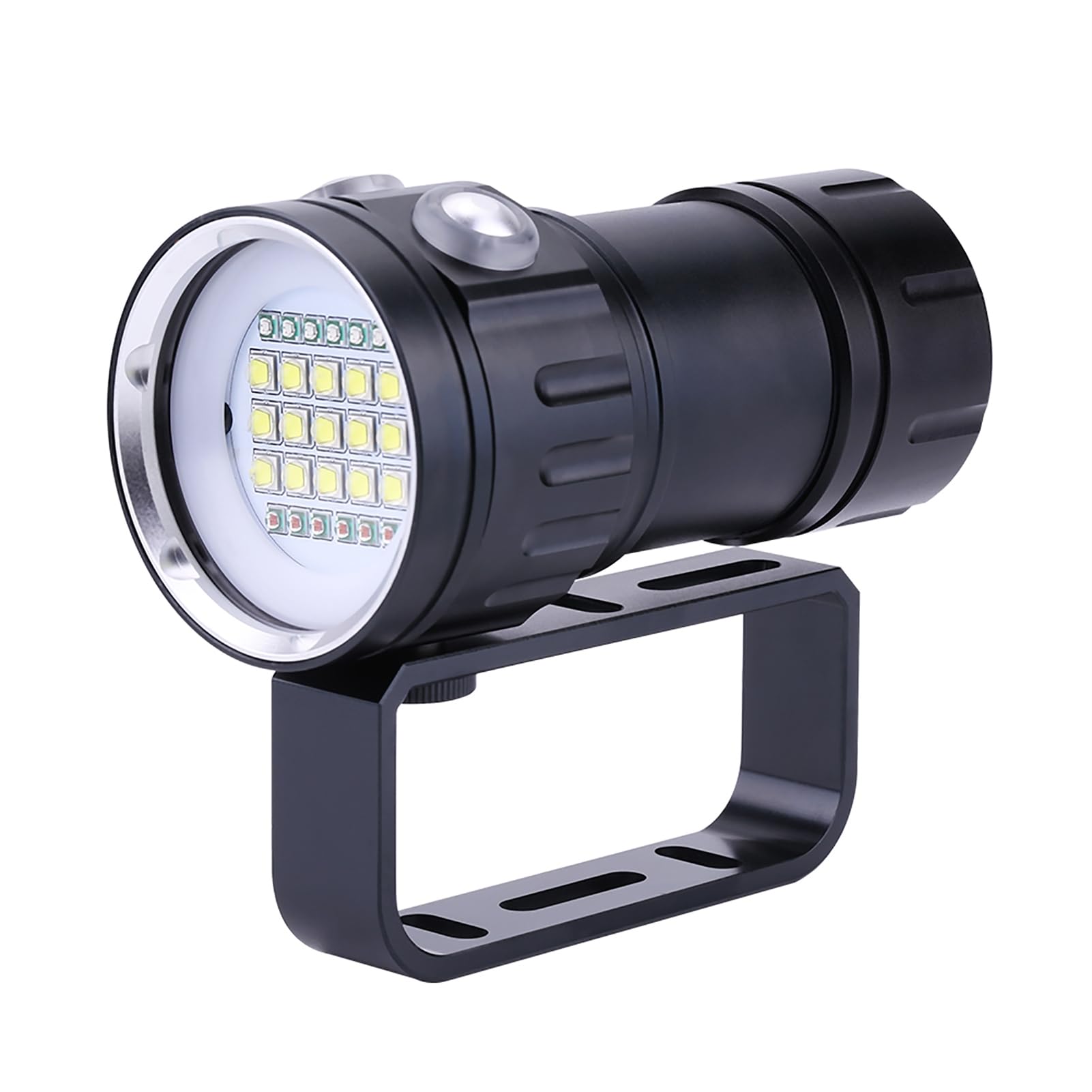 Coltelli da Immersione Divg 20×15×8 Ipx8 18000Lm 500M Torcia Elettrica Luce Subacquea Campo Esterno Subacqueo
