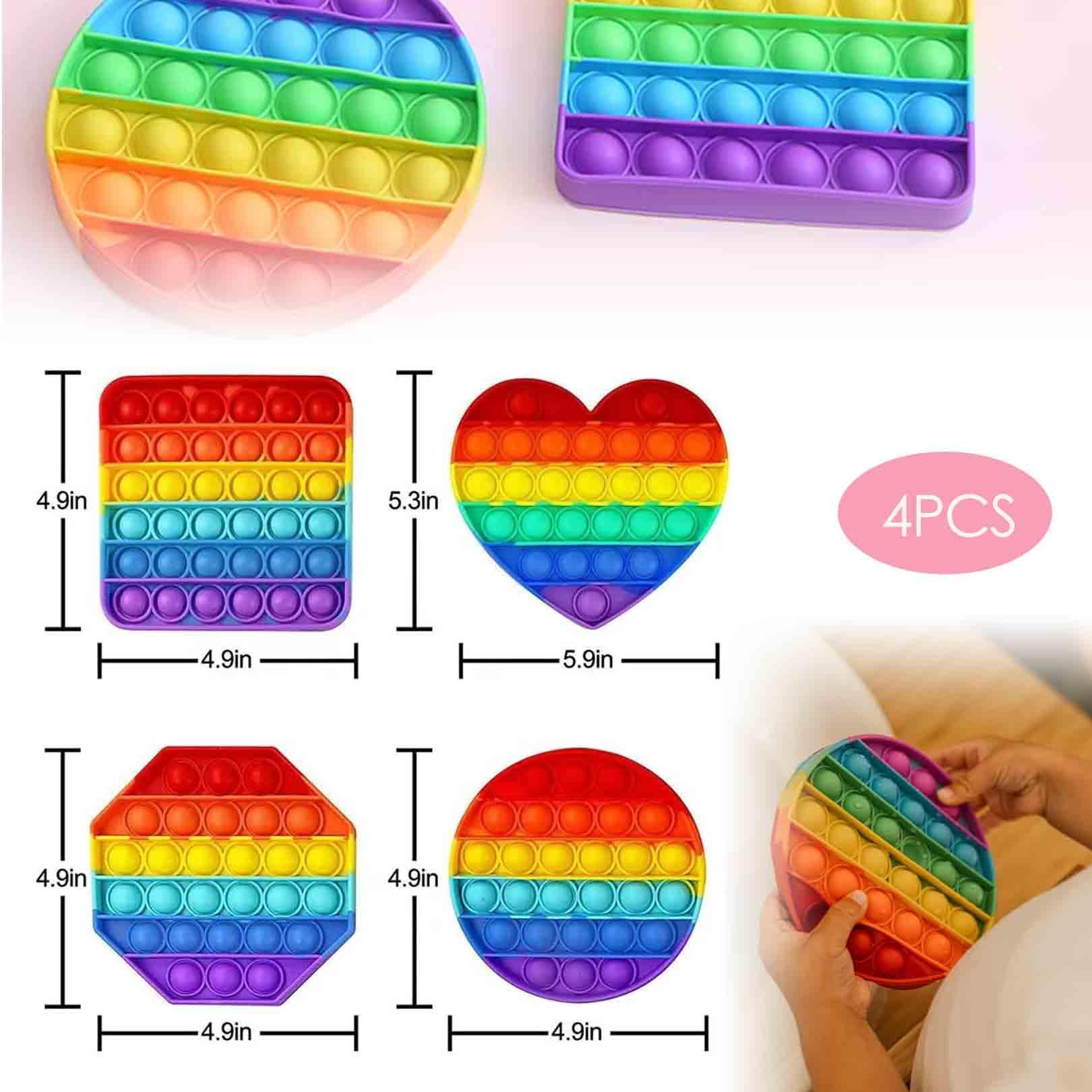 Pop-It Fidget Toy In Pastell - Sensorik Spielzeug Aus BPA-freiem Silikon