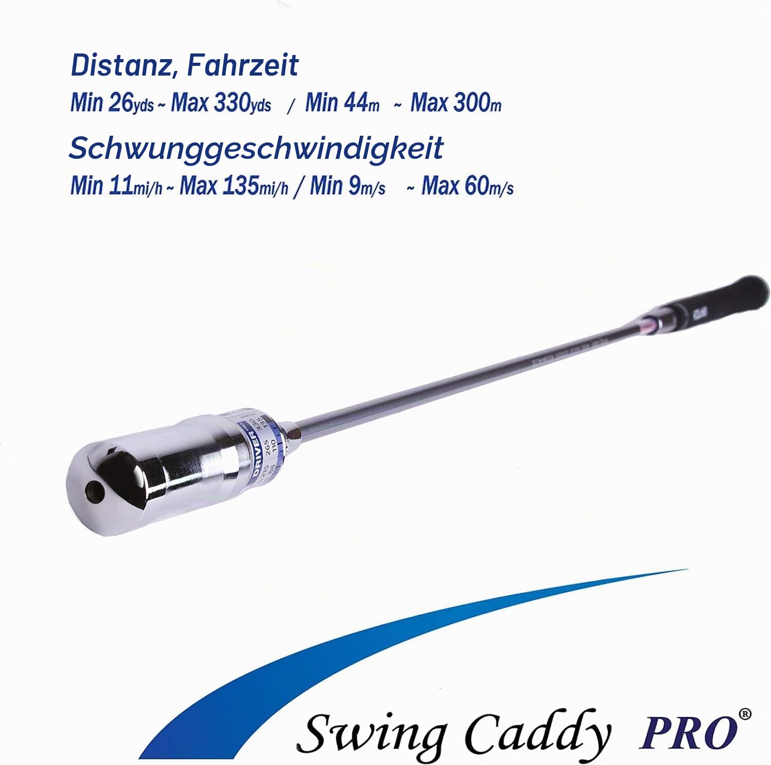 Swing Caddy PRO von SwingImpact – patentierter Golfschwungstrainer zur Erhöhung der Distanz mit besserer Genauigkeit, Rhythmus und Tempo