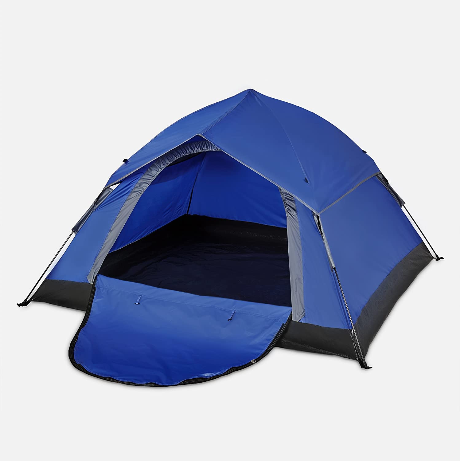 Lumaland Tienda de campaña desplegable | Tienda de campaña para 2-3 Personas 215 x 195 x 120 cm | Tienda de campaña iglú para 4 Estaciones | Tienda de campaña para Senderismo y Festivales al Aire