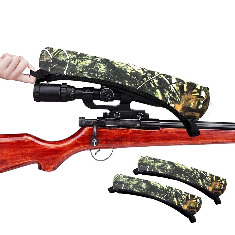 Scope Cover Waterproof Neoprene Scope Covers Optics Lens Cover | 2pack Medium Fits 9″-11″ |L12″-14″ |XL15″-16″Length Scopes Spotting Optics Lens Cover