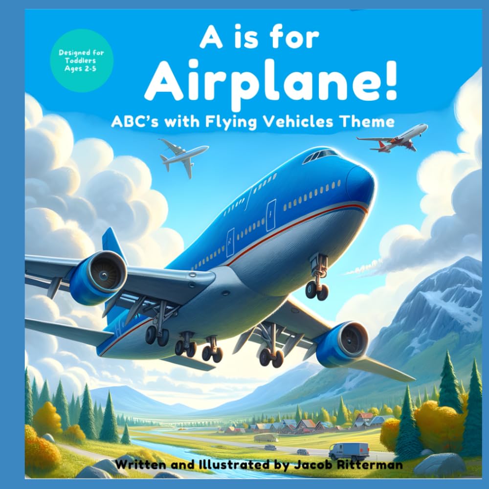 A is for Airplane: ABC's with Flying Vehicle Theme: 2 (ABC's with Awesome Vehicles!)