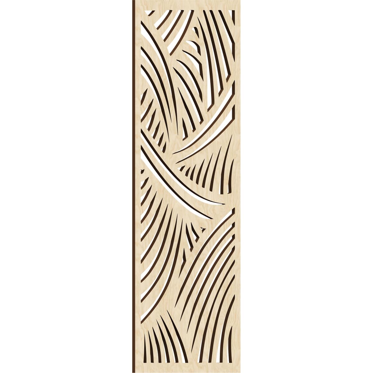Chester Decorative Pierced Fretwork Wood Wall Panels, 17 3/8"W x 44 3/8"H x 3/8"T, Birch