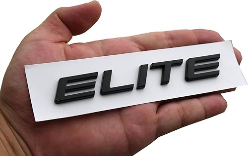 1 emblema trasero de élite de repuesto para automóvil 2020-2022 08F20-THR-100G (negro brillante)