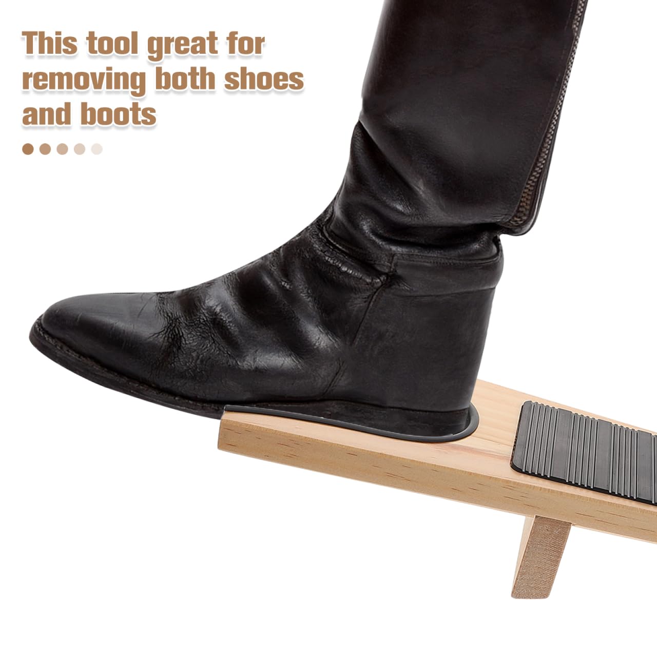 PACKOVE Robuster Holz-stiefelknecht Ergonomisches Werkzeug Zum Schonenden Entfernen Von Reit Cowboy-stiefeln Vielseitiger Schuh Stiefelheber Für Reitsport Und Stallgebrauch