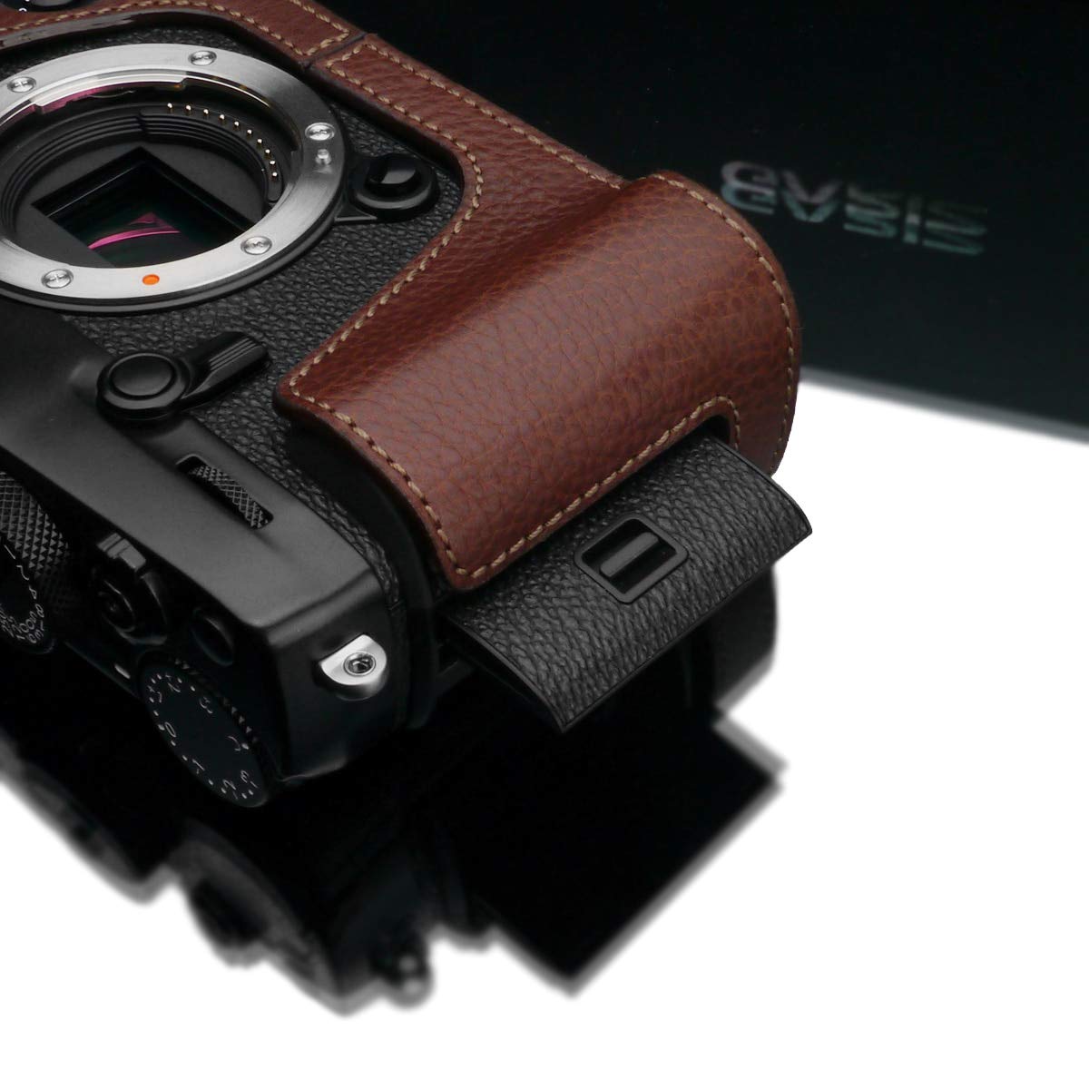 Amazon.com : Gariz XS-CHXP3BR Genuine Leather Half Case for Fuji X