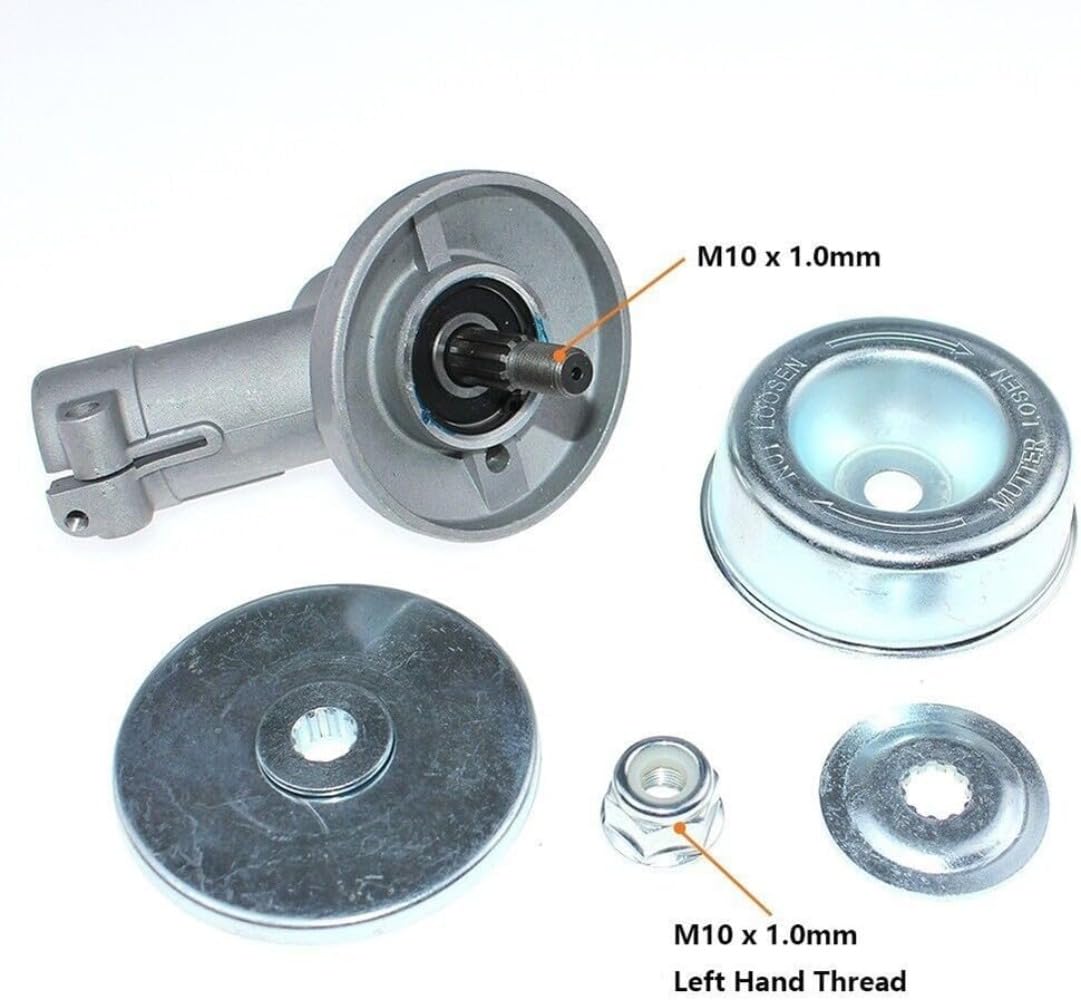Repuesto de cabezal de engranaje, desbrozadora, repuesto para FS55, FS55R, FS56, FS56R, FS70, FS70R, metal para desbrozadora, 1 unidad
