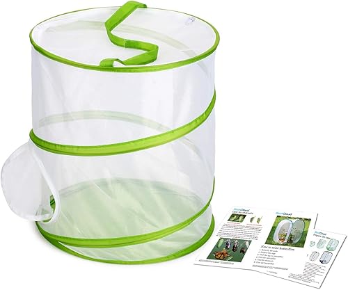 Miniatura 6 de Terrario de jaula de hábitat de insectos y mariposas emergente de 12 x 14 pulgadas de alto