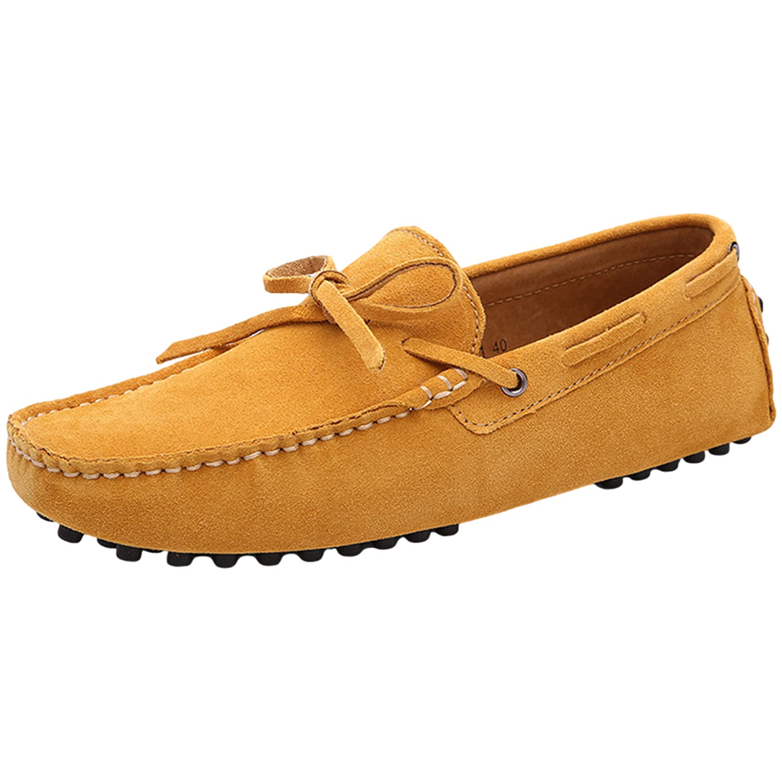 Hommes Doux Daim Chaussures de Conduite Fait Main Mocassin Chaussons Loafers Grande Taille