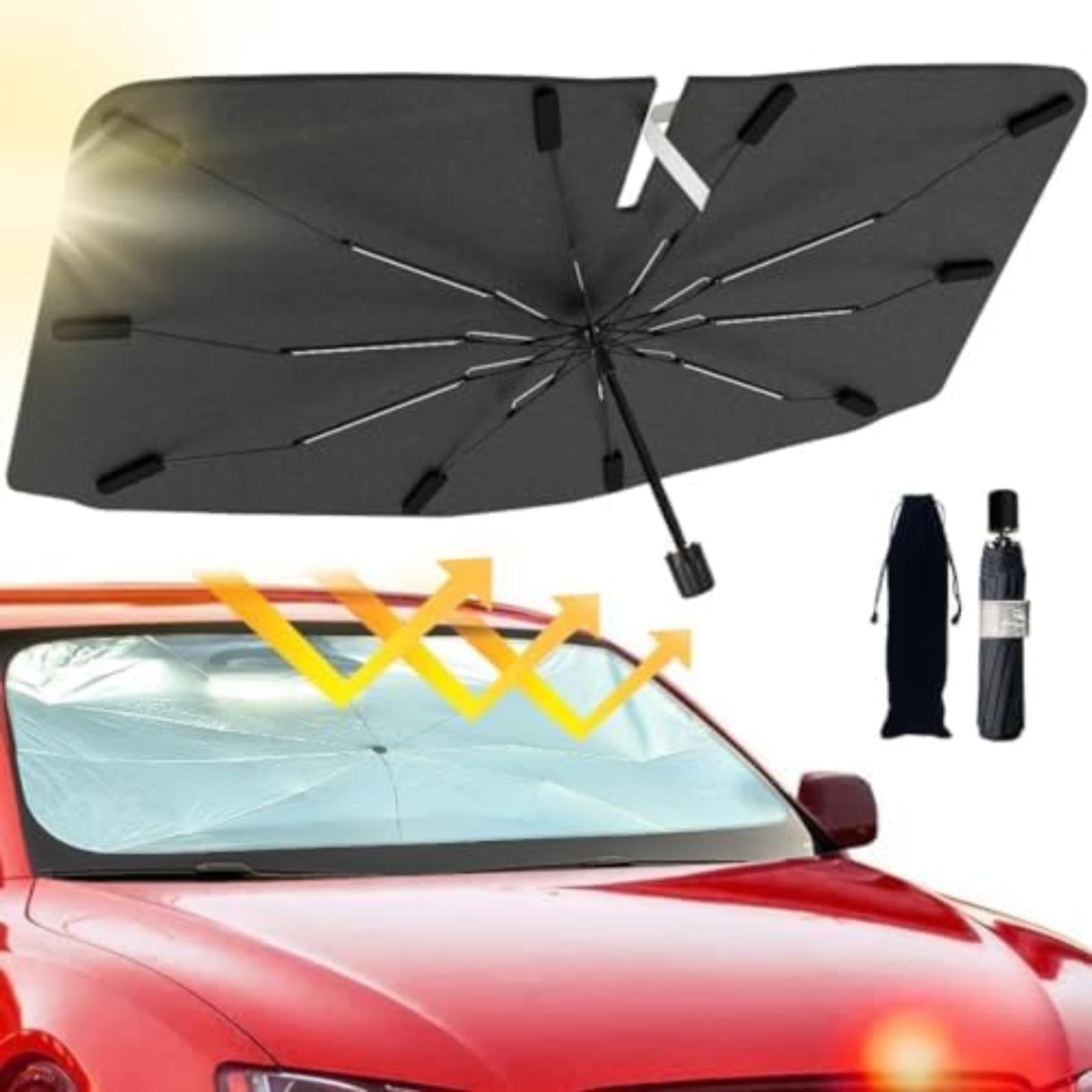 Para Parasol Paraguas, para Mercedes-Benz Gl 2013-2021 Parasol Parabrisas De Coche Plegable Pantalla de cristal delantera del coche Pantalla de cristal delantera del coche