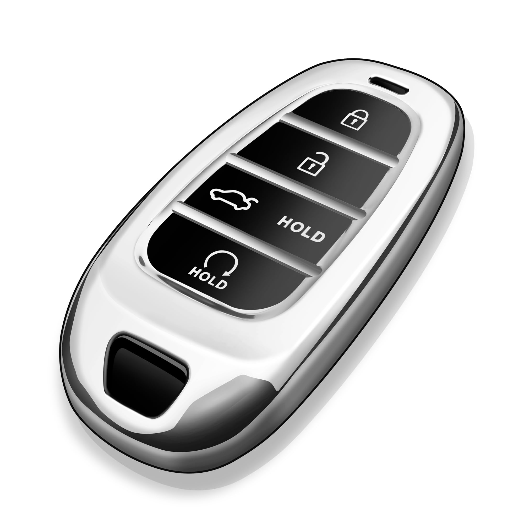 Tukellen Key Fob Cover Soft TPU Full Protection Key Shell Key Case Compatible with Hyundai 2022 2021 2020 2019 Sonata Santa Fe Tucson Key Shell (