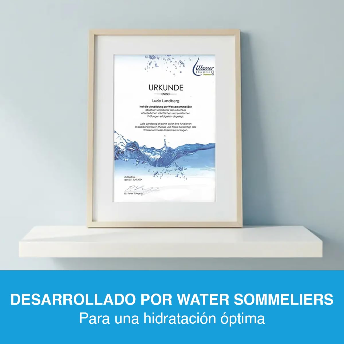 LANGWATER Alpine Blend Minerales. 2 paquetes de Minerales Naturales Líquidos (Calcio, Magnesio) Aditivo Mineral para el Purificador de Agua Osmosis Inversa LANG TheWell - Mejore Agua Osmosis