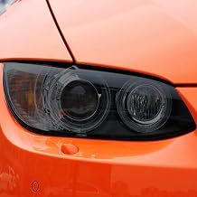 JCAKES Car Headlight Tint Smoke Black Protective Film Front Light Transparent TPU Sticker for BMW M3 E90 E92 E93 2007-2013 Accessories