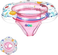 Baby Swimming Float, Inflatable Baby Pool Float, Baby Pool Float with Baby Safety Seat and Handle for Toddlers 6-36 Months and Swim Trainging