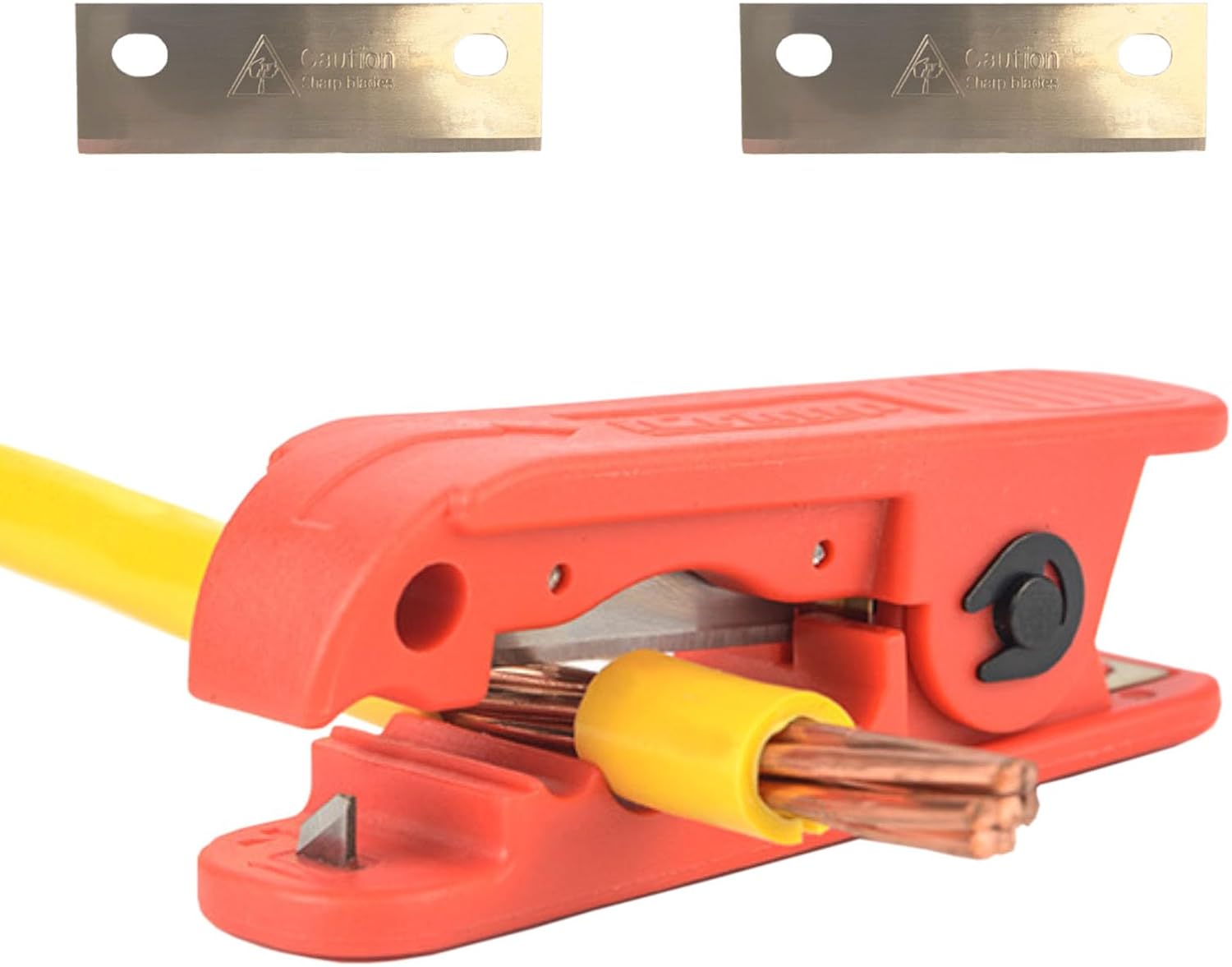 Rotary cutting multifunctional stripping knife stripping pliers AWG 12 to 4/0 insulated wire and cable manual quick stripping device