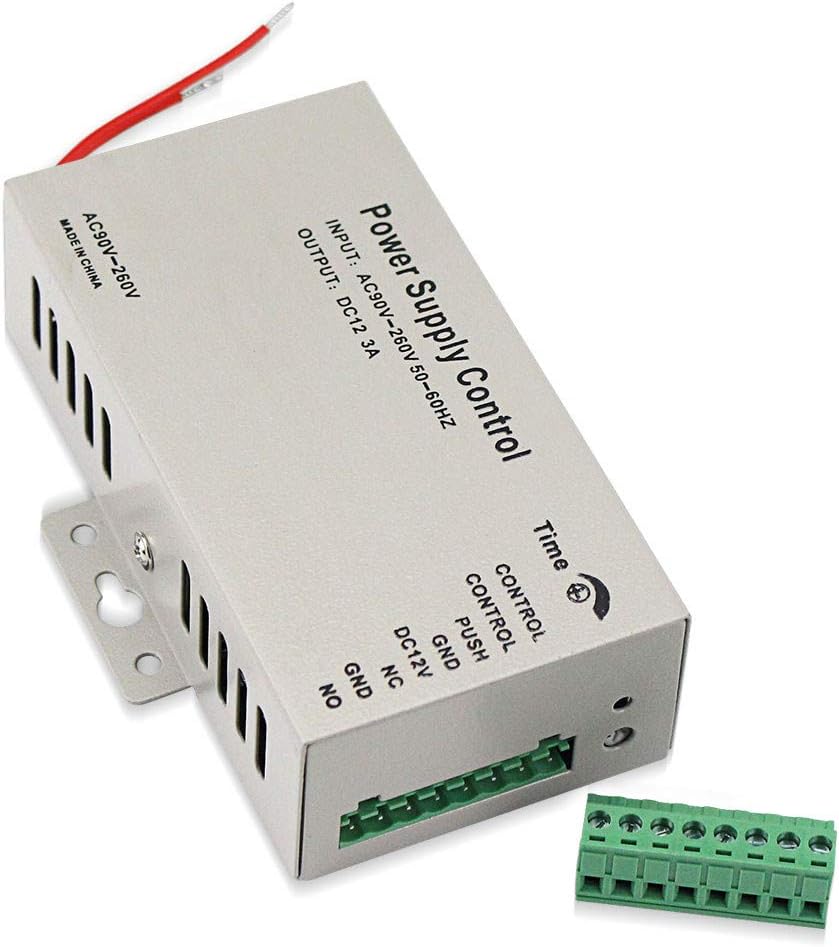 12V DC Power Supply Door Access Control Components, Universal Kit for Home Security System 3A