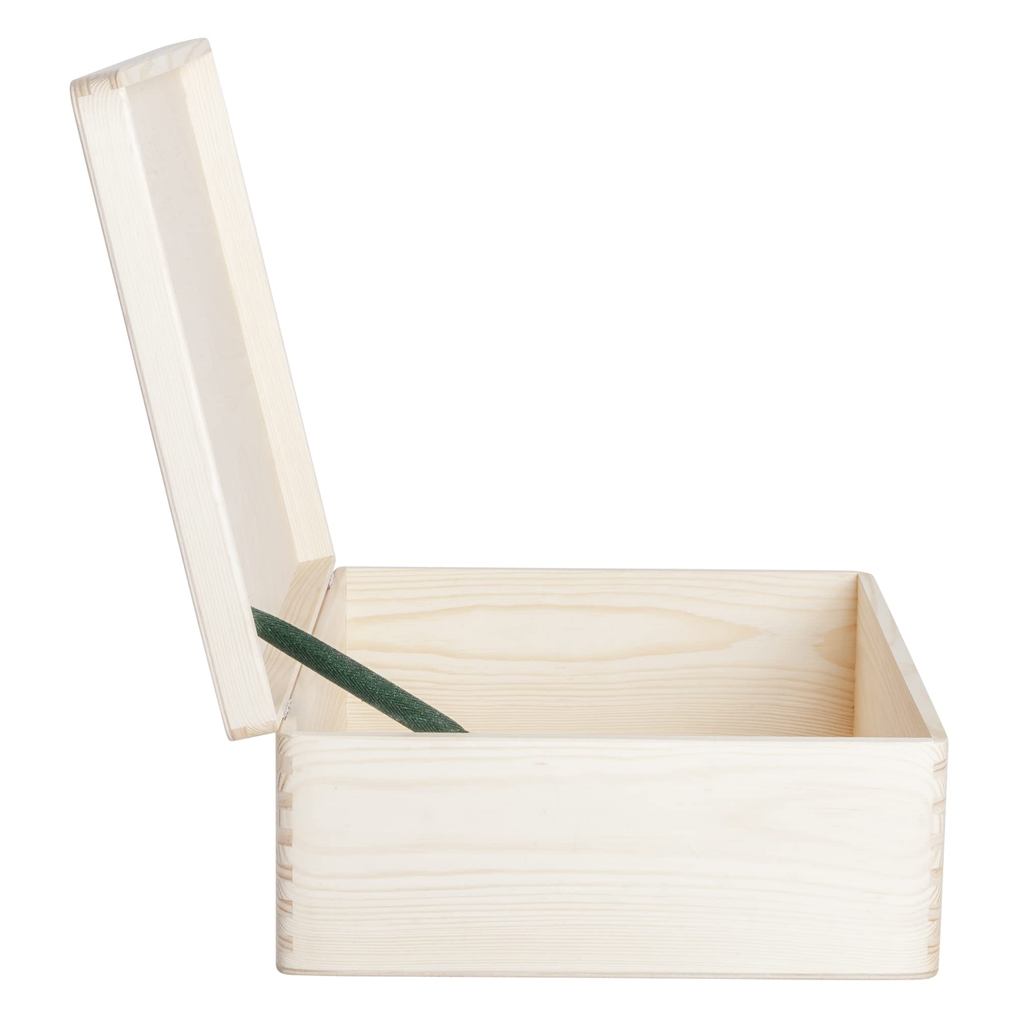 Niedliches Reh | Erinnerungsbox zur Geburt - Personalisierte Geschenke für Jungen & Mädchen - Aufbewahrungsbox, Erinnerungskiste, Holzkiste, Geschenkbox | mit Deckel - 40x30x14 cm