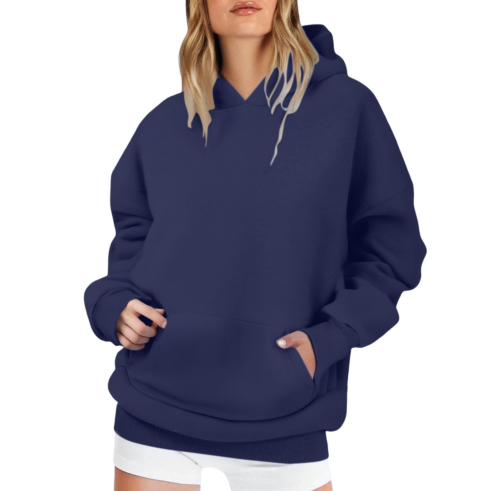 Hoodie Oversize - Sudadera con capucha para mujer, talla grande