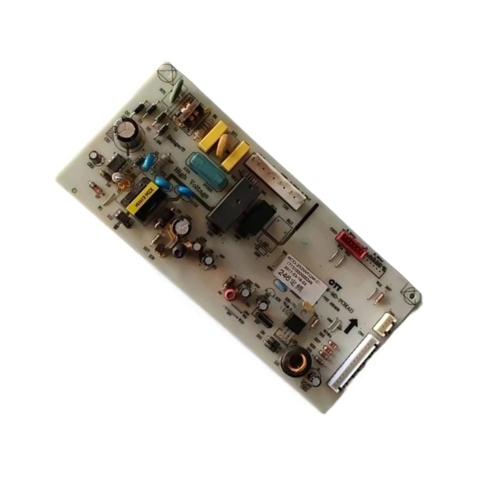 Placa Base De Control,Compatible Con Midea,Refrigerador Bcd-252Wtqm-C Placa De Alimentación 17131000000249 Placa De Control De Frigorífico Componentes De Frigorífico
