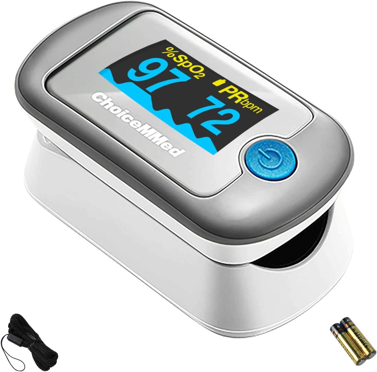 CHOICEMMED MD300C29 Finger Pulse Oximeter with Color OLED Screen