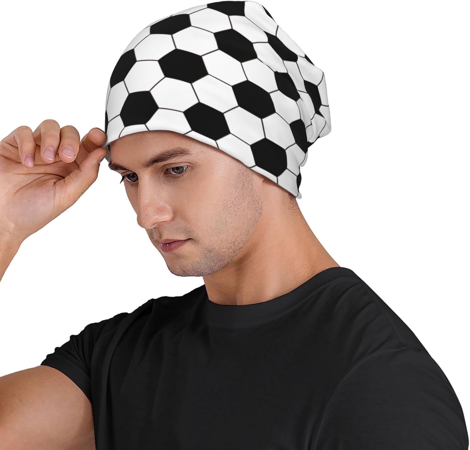 Beanie for Women Men, Warm Stretch Knitted Beanies Hat Casual Slouchy Chemo Cap Cancer Headwear