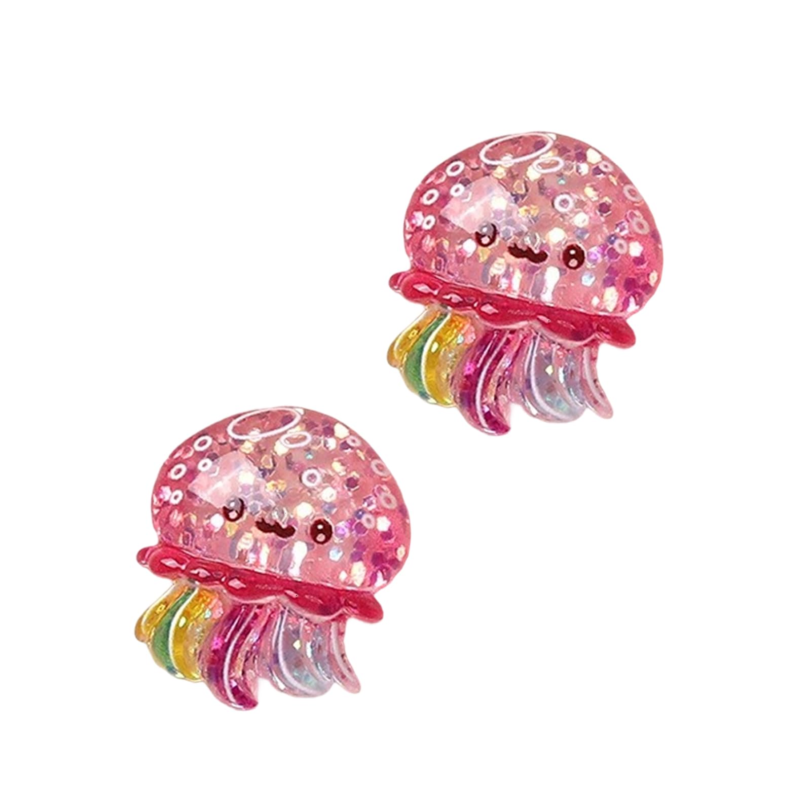 Tsophreniq 2 / 6Pcs Resin Sea Animal Figurines Flatback Resin Sea Creature Miniature Ornament for Art Craft Scrapbooking Decoration Festival Wrapping