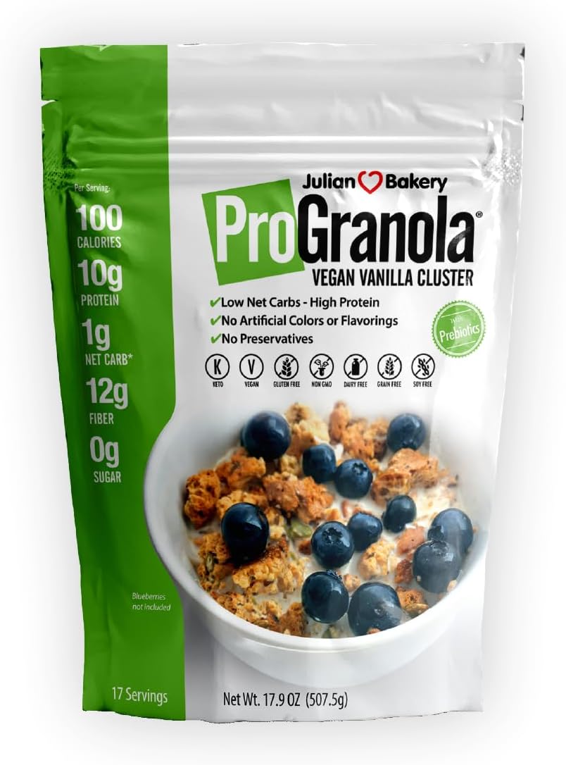 Julian Bakery, Pro Granola, Vanilla Cluster, 17.9 oz (510 g)
