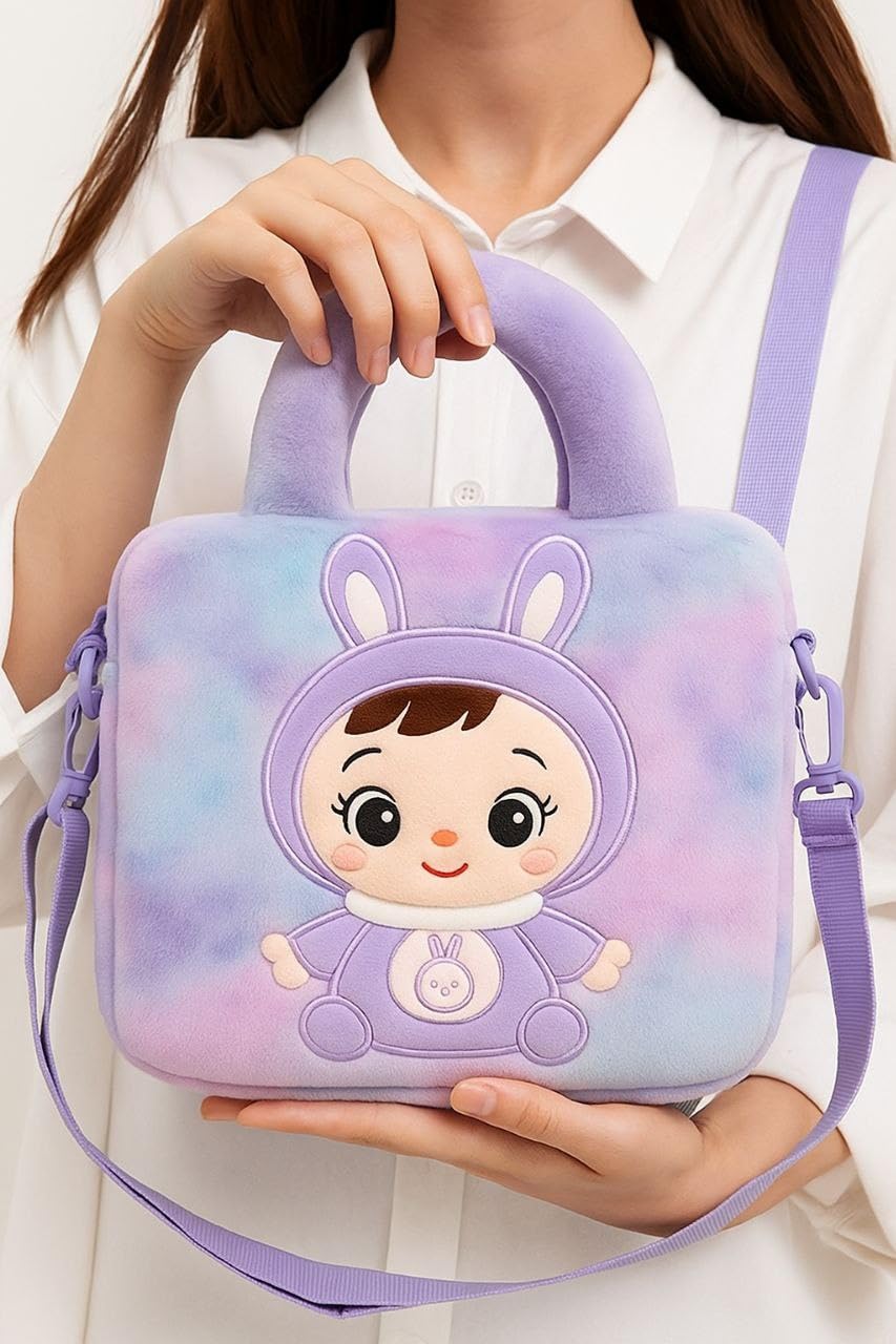 Unicorn Toddler Bag Princess Cute Crossbody Handbags Gift for Girls. (PURPLE BUNNY) 1