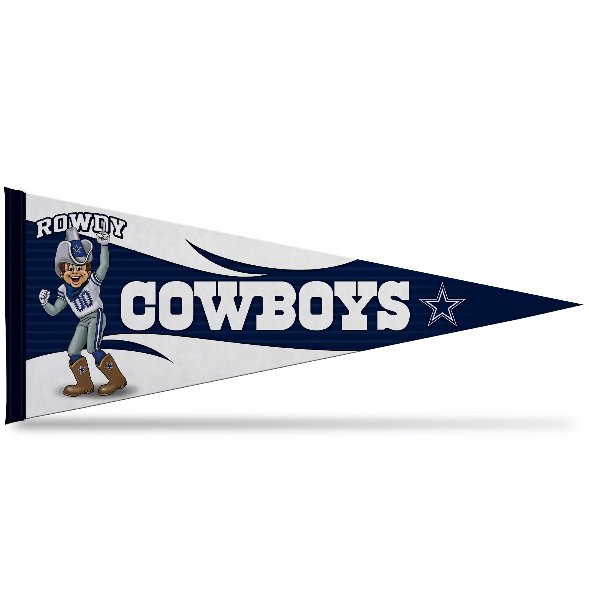 Rico Industries NFL Football Mascot" 12" x 30" Felt Wall Décor Pennant - Great for Home/Bed Room/Man Cave Décor