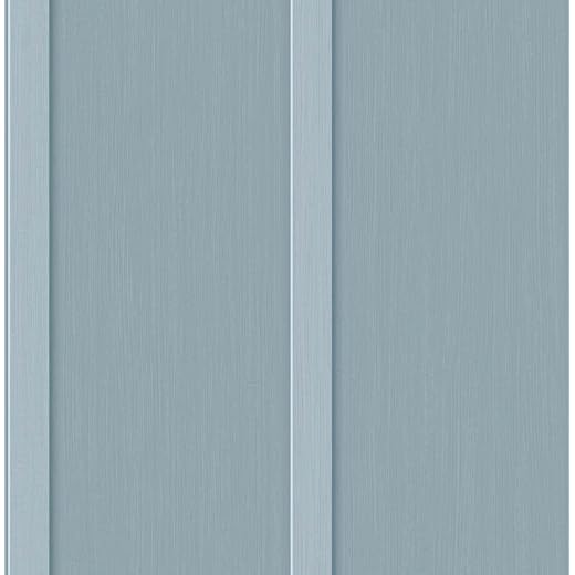 NextWall Faux Board and Batten Peel and Stick Wallpaper (Blue Stream)