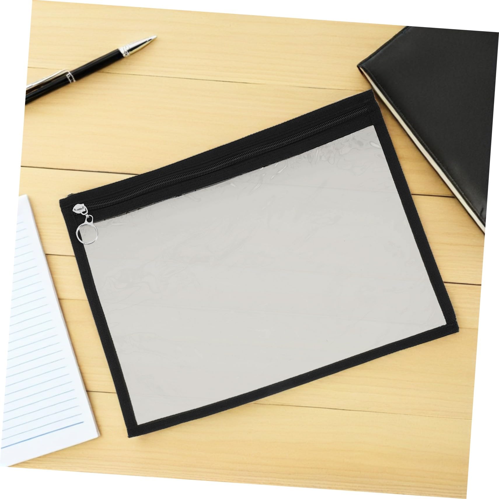 jojofuny 12stücke Durchsichtige Reißverschlusstasche Aus Pvc Transparente Dokumententasche Mit Reißverschluss Organizer-tasche Für Schreibwaren Make-up Oder Reisebedarf Und Robust Kompakte