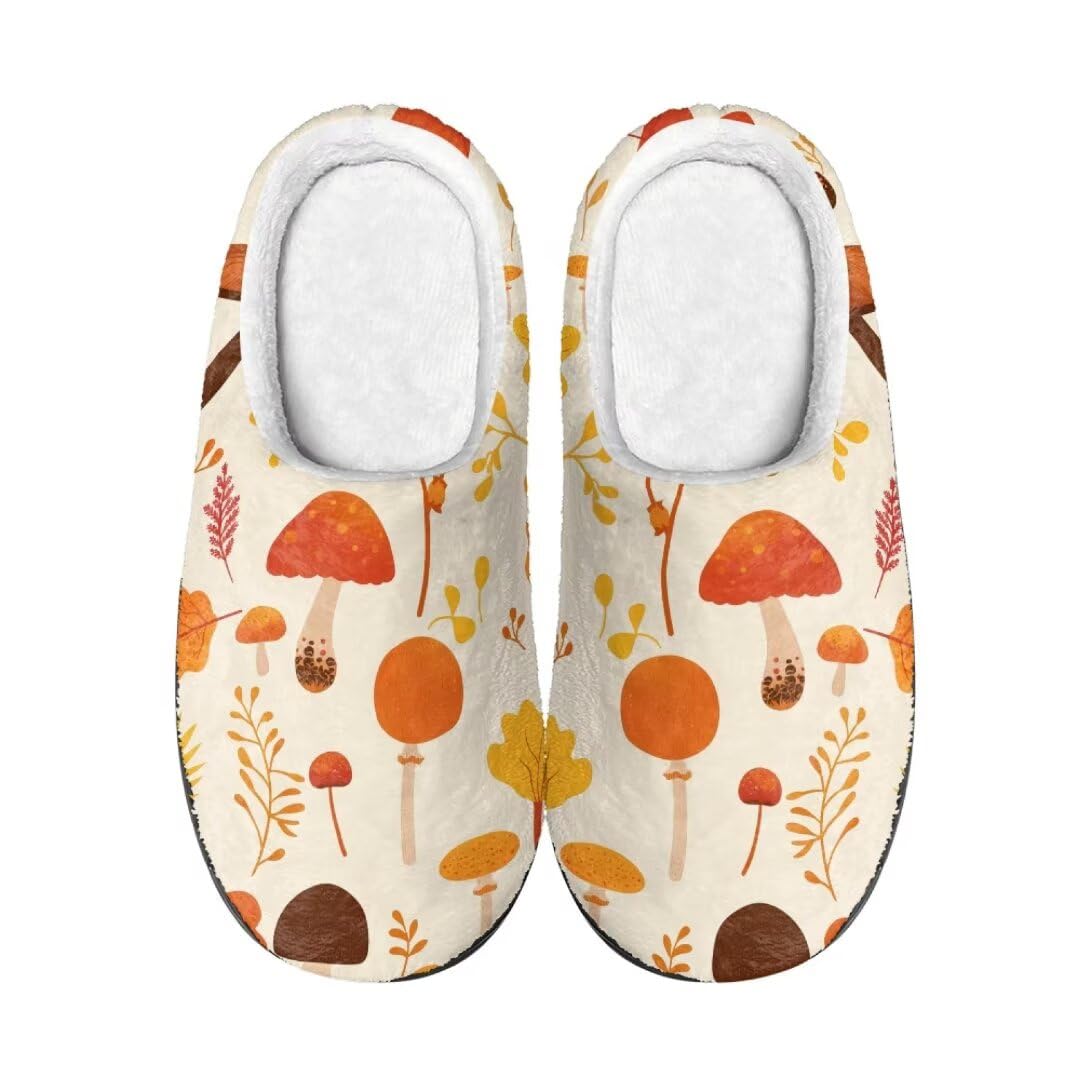 Jeiento Fluffy Winter House Shoes for Women Ladies Closed Toe Slipper Indoor Bedroom Slipper Anti-Skid Rubber Casual Soft Slides Scuff Slippers