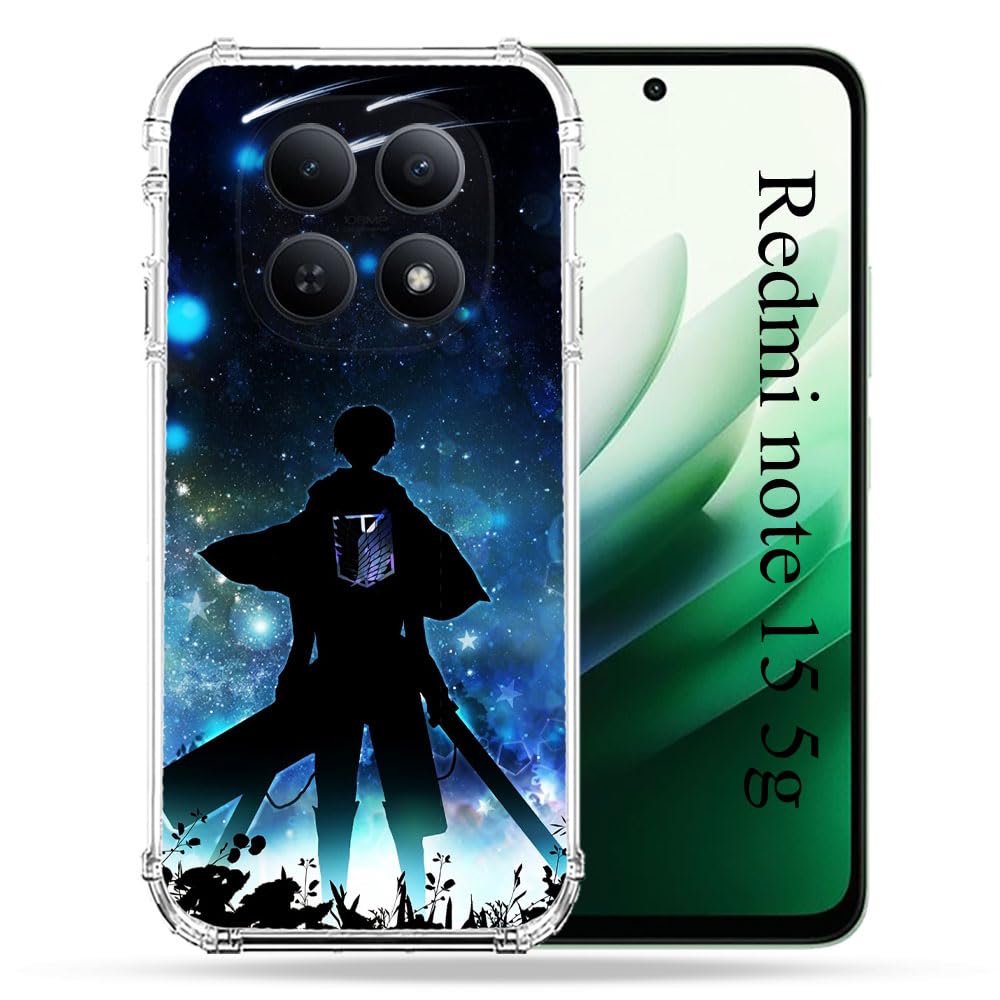 Coque Redmi Note 15 5G antichoc Levi stoppe les casses manga - 2