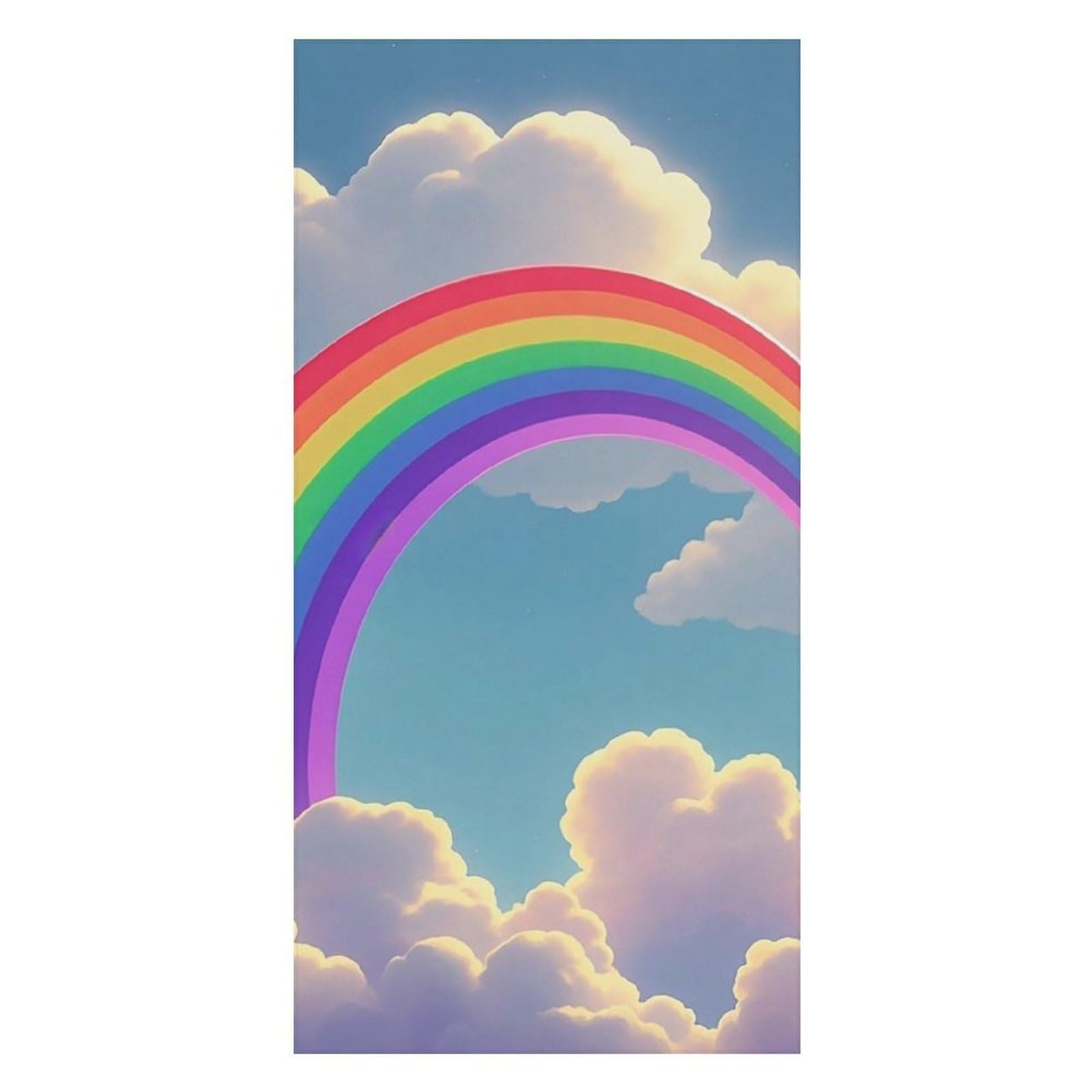 AQRJLPM Rainbow Beach Towels Extra Large, Quick Dry Absorbent Multipurpose, Oversized Beach Towel, Sand Free Foldable Lightweight, Travel Towel, for Beach Pool Camping Travel Vacation, 63x31.5 in