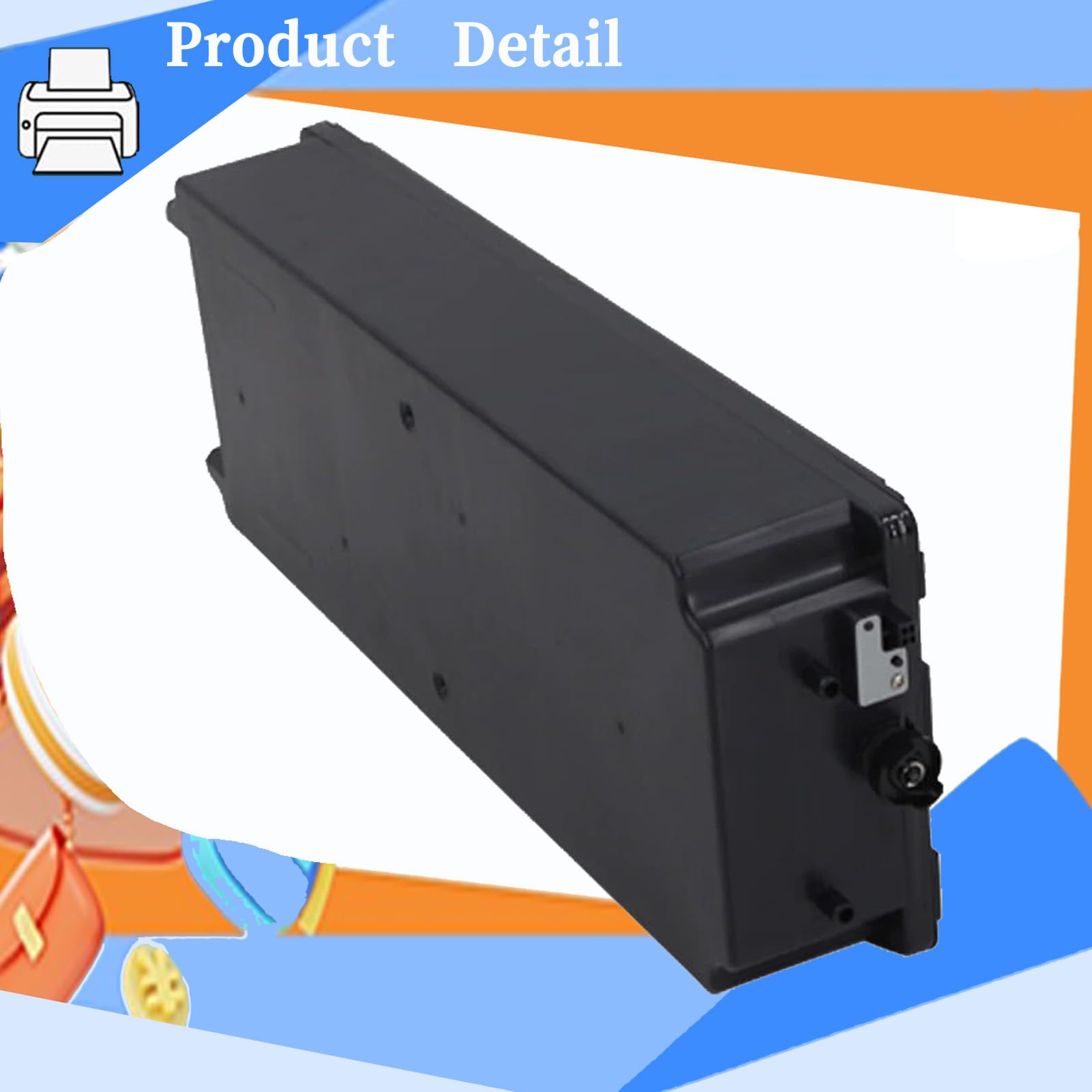 Boîte de Toner usagé Compatible pour RICOH Aficio MP C3003, C2003, C2504, C3503, C3504 | Remplace la Bouteille de Toner usagé 416890 MP C3004 1-Pack
