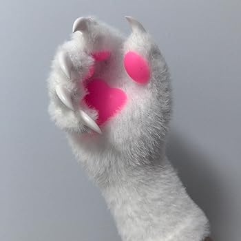 Amazon.co.jp: [SCLMRO] ケモノ 着ぐるみ 手袋 、肉球 蛍光、動物