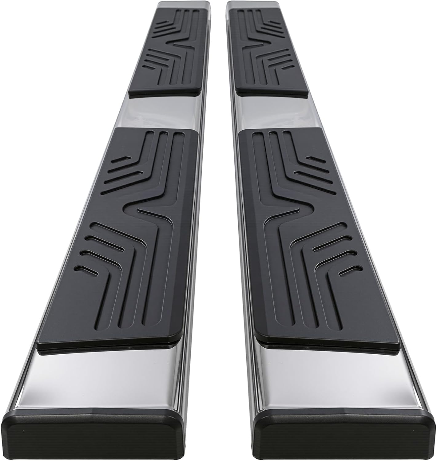 PZ 6.5" Rustproof Running Boards Side Steps Compatible with Dodge Ram 1500 Crew Cab 2019-2025 New Body Style,500LBS Anti-Slip Stainless Steel No Drill Truck Running Boards Direct Fit Nerf Bar