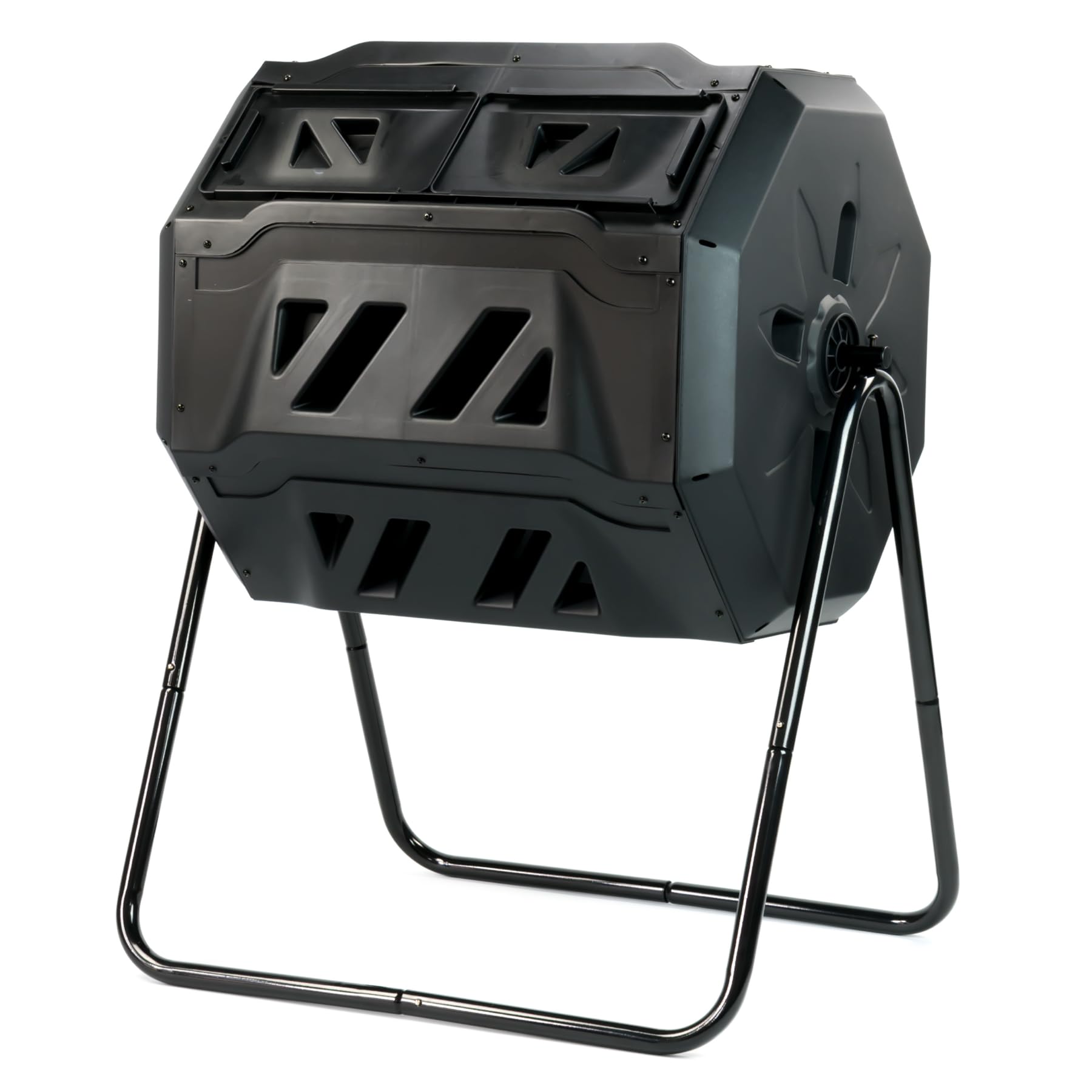 KCT Rotating Compost Bin 160L Garden Plastic Composter Tumbler with Dual Chambers