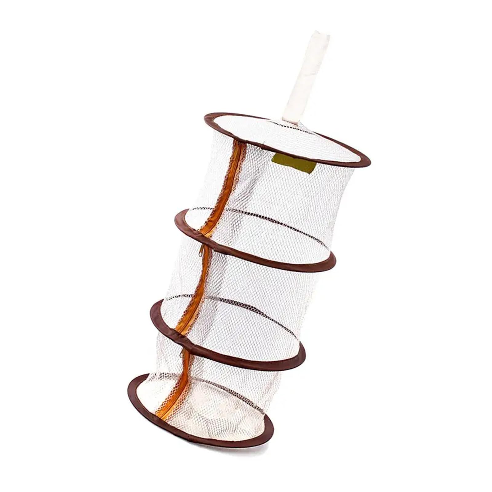 Three Layer Drying Rack Zipper Bra Drying Basket Net Herb Basket Hanging Dryer Rack Plant Hydroponic Flower Net Hanging Dryer