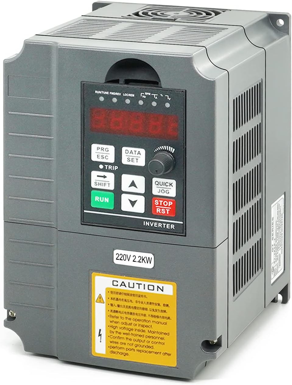 VFD Single-Phase to 3-Phase Converter, Used on ≤3HP(2.2kW) 10Amps 200-230V 3-Phase Motor, Input/Output 200V-230V,Variable Frequency Drive