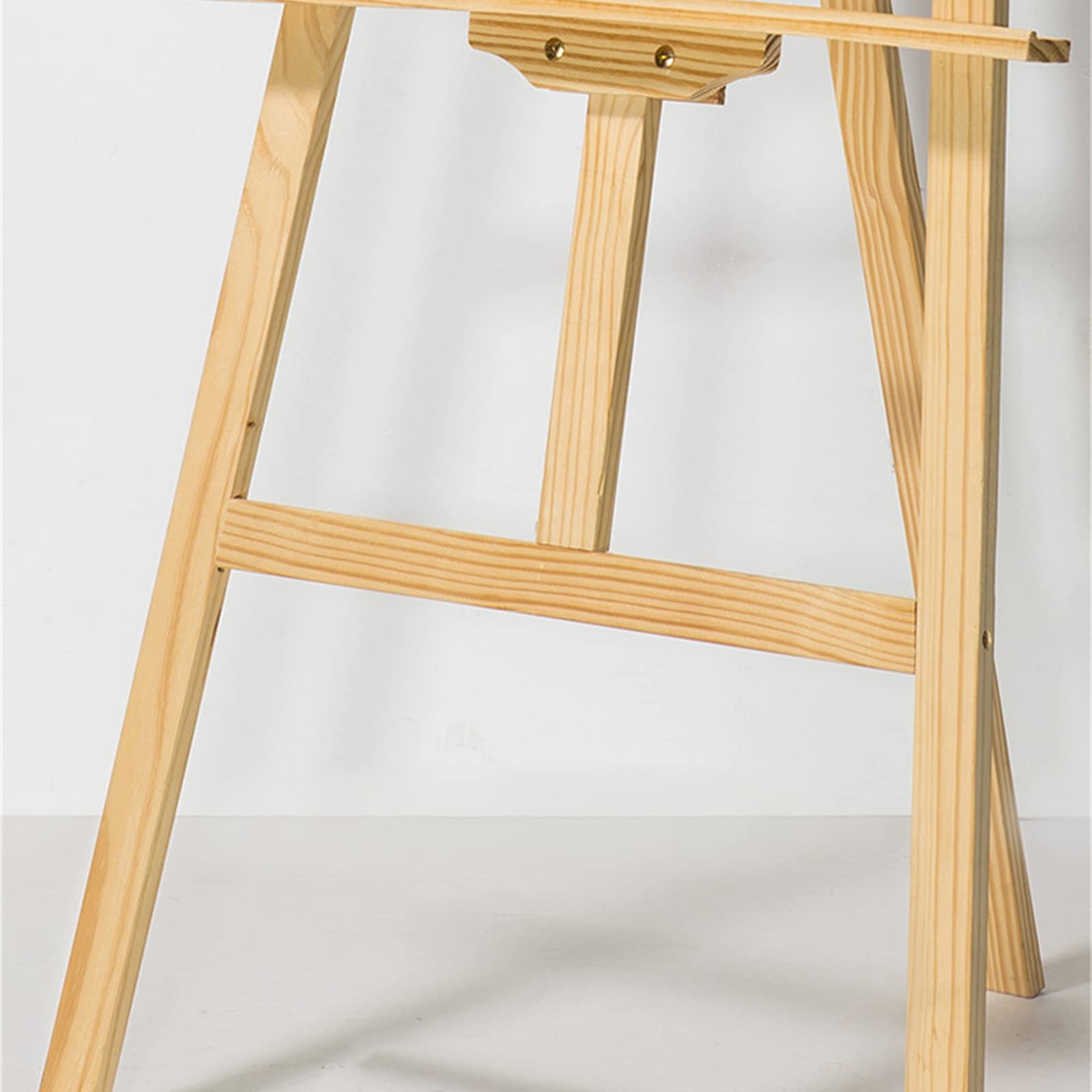 Sztaluga ekspozycyjna, 150 cm/175 cm, drewniana sztaluga malarska w kształcie litery A Regulowana/składana sztaluga do wyświetlania znaku ślubu, plakatu (A 61 * 175 cm)