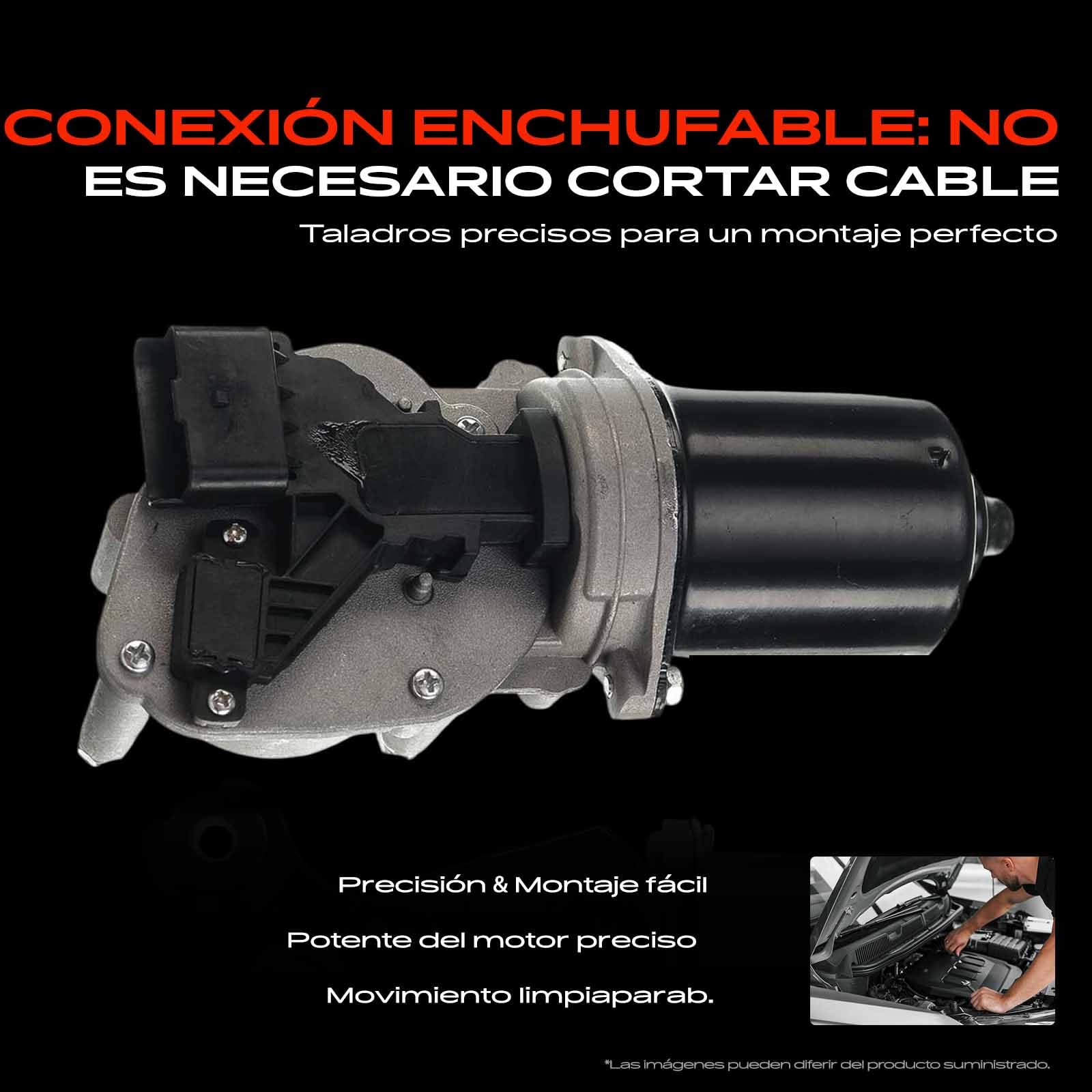 Frankberg Motor limpiapardelisas Compatible con Grand Scénic II JM0/1 1.9 dCi 1.6 1.5 dCi 2005-2009 Replace# 579735,7701056003