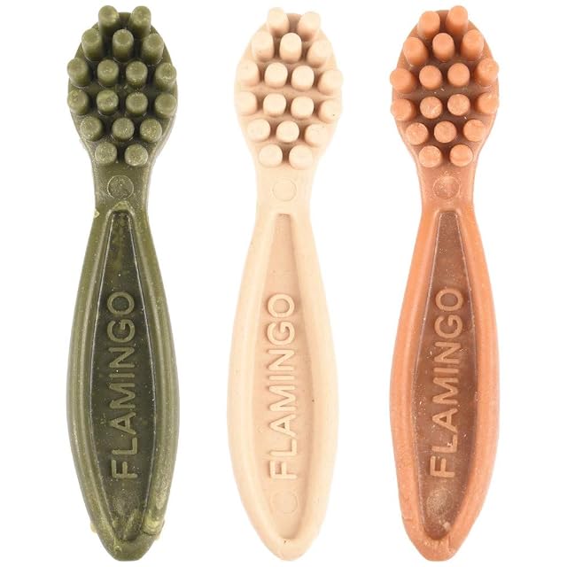 Flamingo Veggie Cepillo Dental 12,5CM 4PZS Mix Display