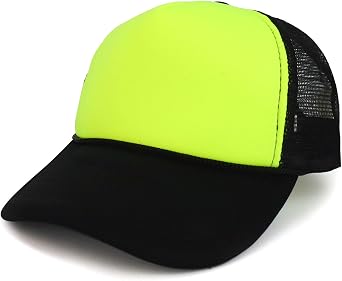 Armycrew Two Tone Neon High Visibility Foam Trucker Mesh Back Cap