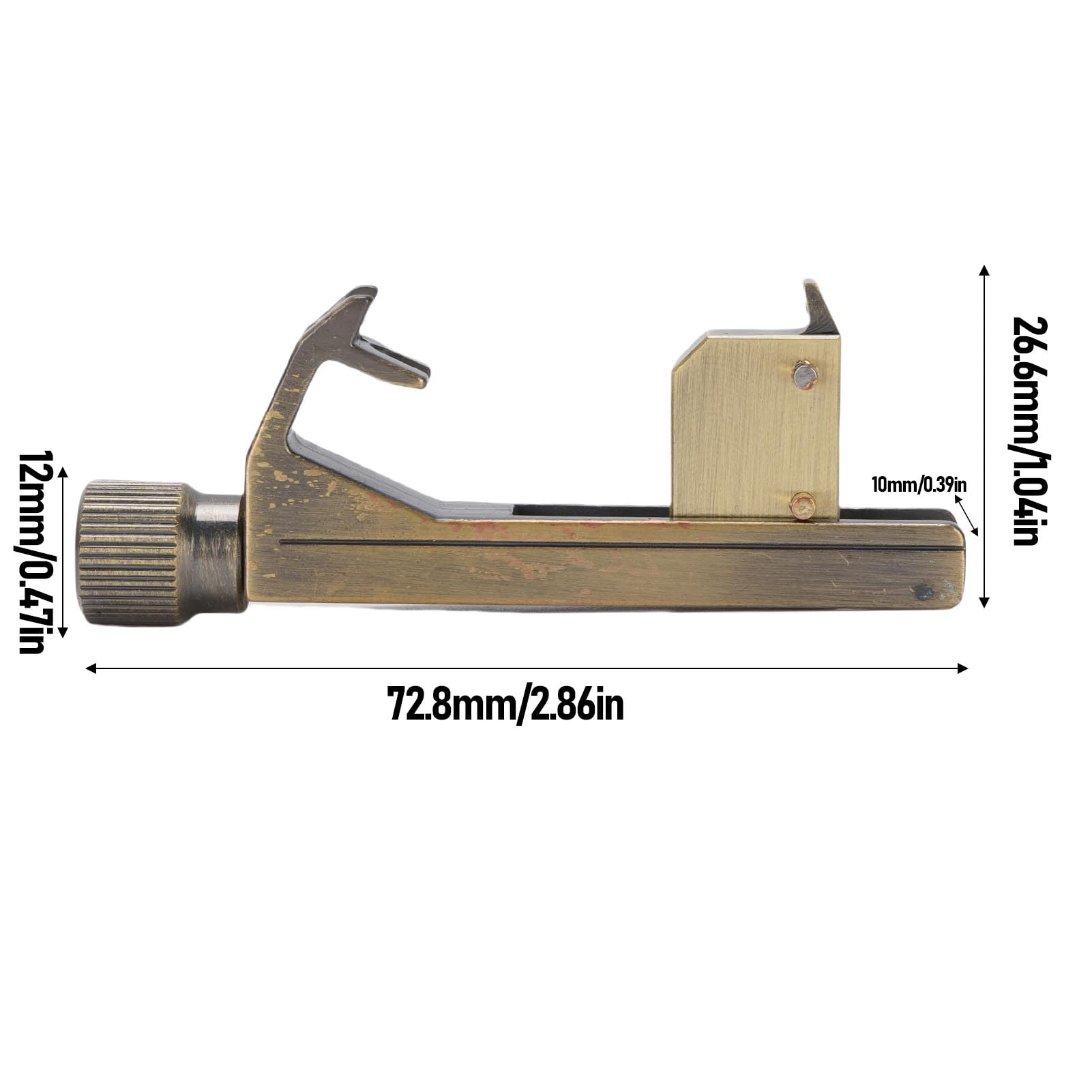 Ajusteur d'intonation de guitare électrique, ajusteur de pont trémolo de guitare, outil de calibrage d'octave en acier inoxydable