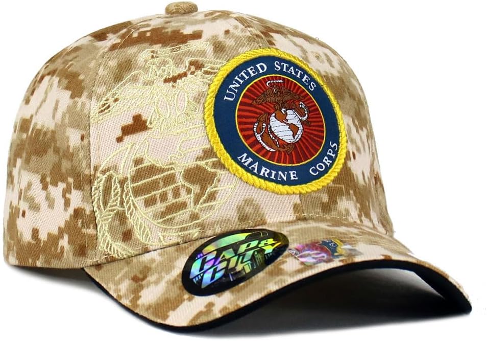 Marines Hat US Marine Corps USMC Military Official Licensed Adjustable Baseball Cap