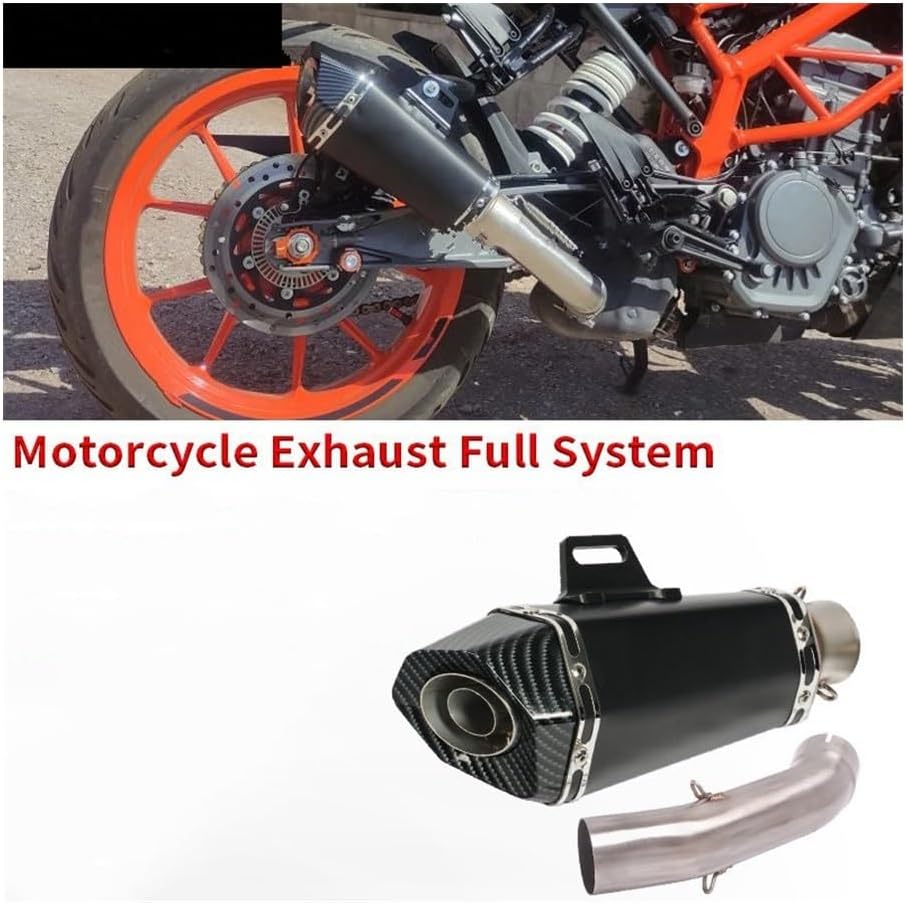 ここ 排気系マフラー オートバイの排気フルシステム修正されたマフラーモト